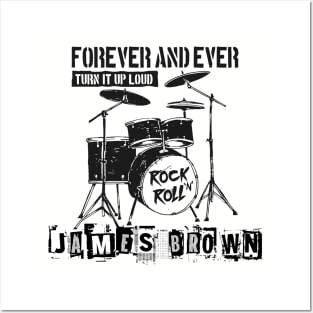 james brown forever and ever Posters and Art